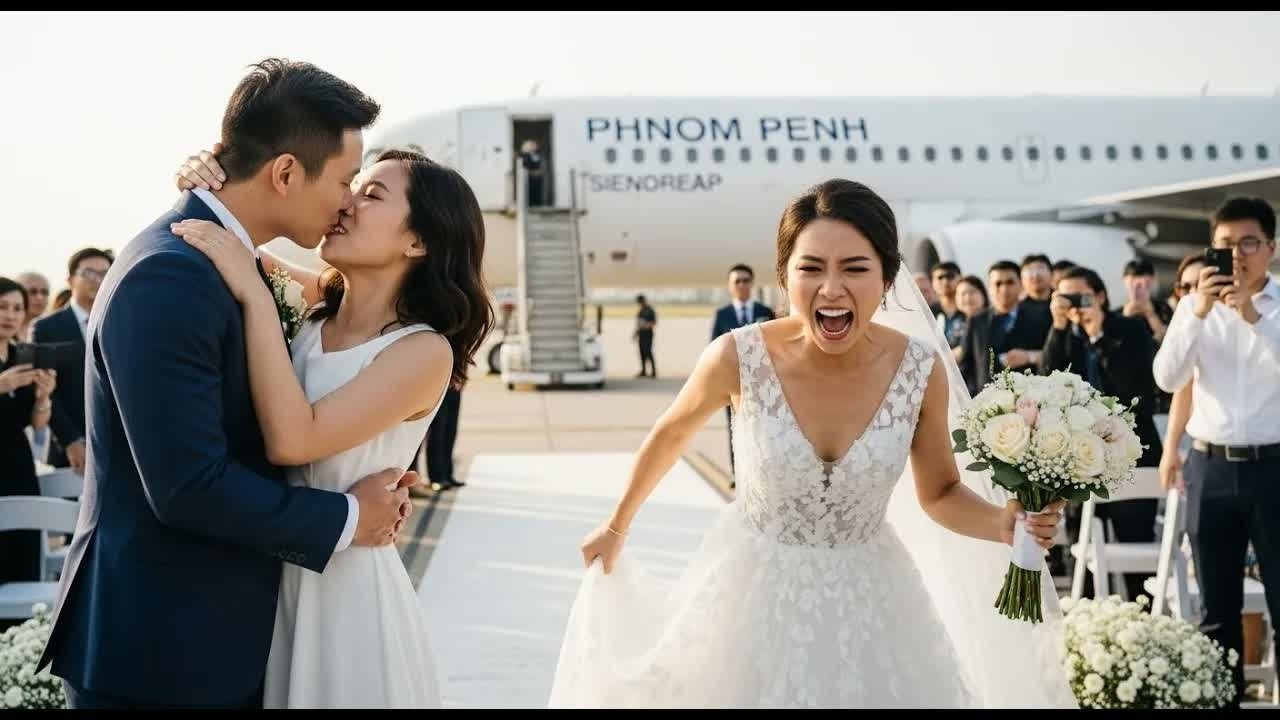 Ngay trong lễ cưới, chú rể say rượu bỏ cô dâu lại rồi bay sang Campuchia, hành động ấy khiến cả hai