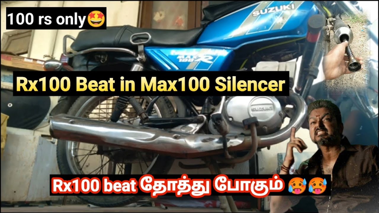 RX100 Beat in Max100 Silencer 🤯 | Shocking Results