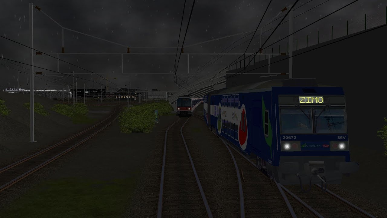 Open Rails - RER D - ZACO (153698)