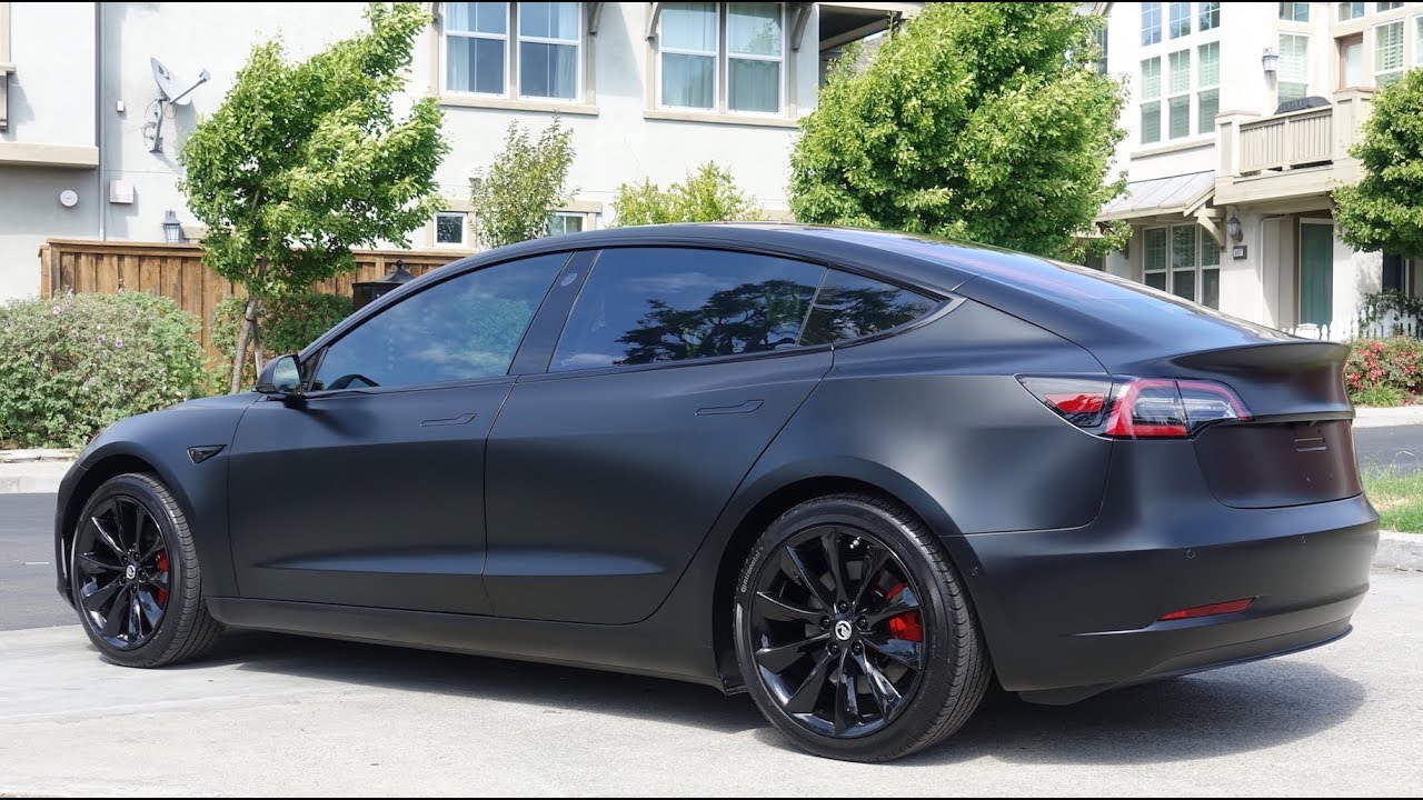 Tesla Model 3 - XPEL Stealth - like the Matte Black Model 3 Prototype but Better!