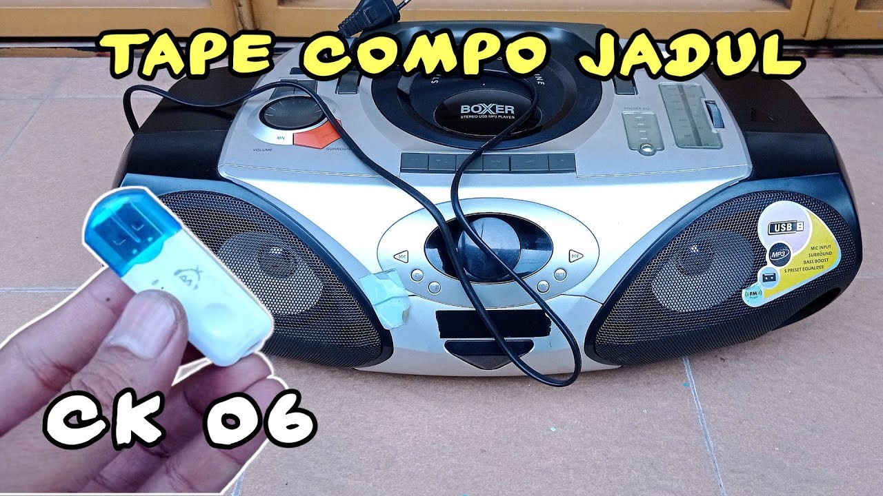 Cara Pakai & Setting USB Bluetooth Audio Receiver CK 06 Buat Tape Jadul