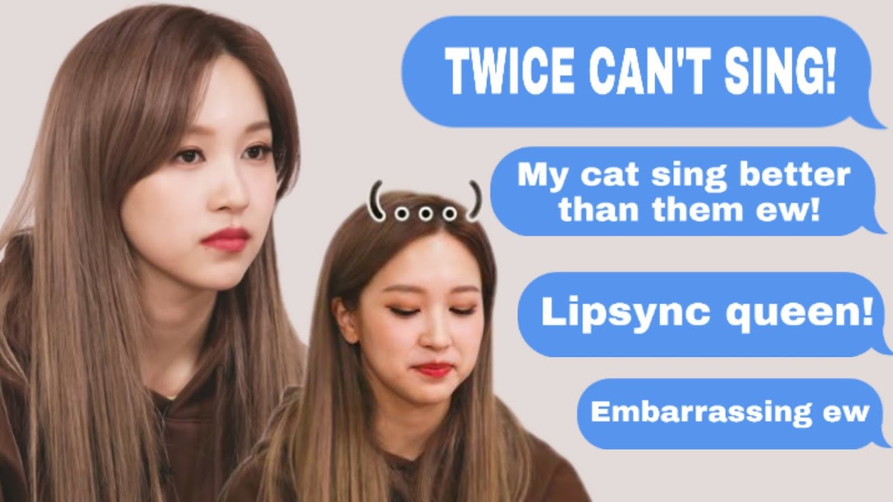 They said TWICE can't sing, BUT MYOI MINA said ...