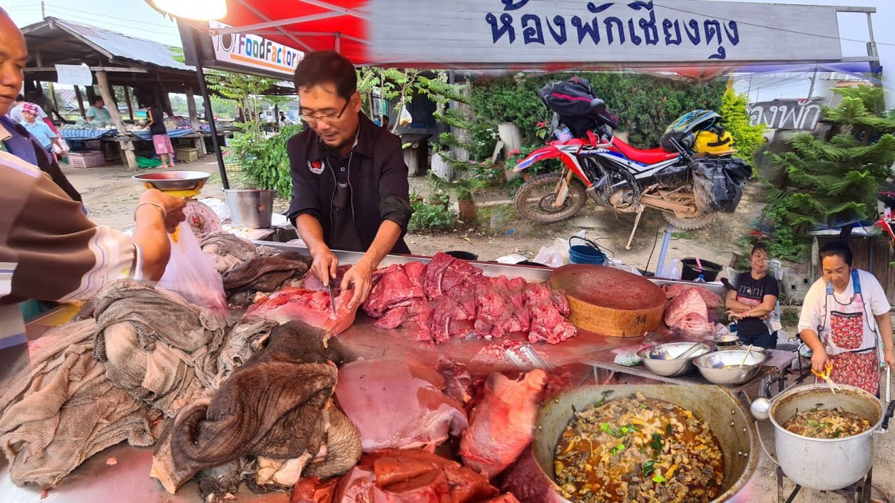 🔥EP#10 ตลาดเช้าเวียงแหง ร้านค้าขายข้างทางเหมือนเชียงตุง
