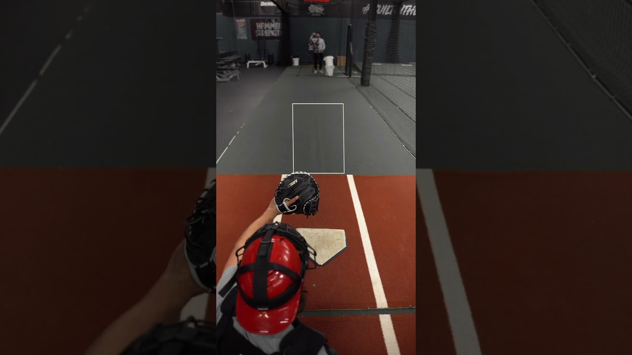 Catcher framing techniques #catcherdrills #baseball #beisbol #mlb #fastball #sports #catcher