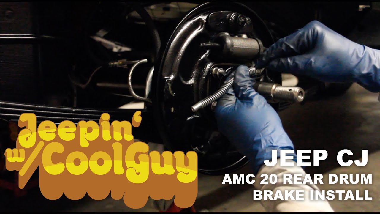 Jeep CJ AMC 20 Rear Drum Brakes Install