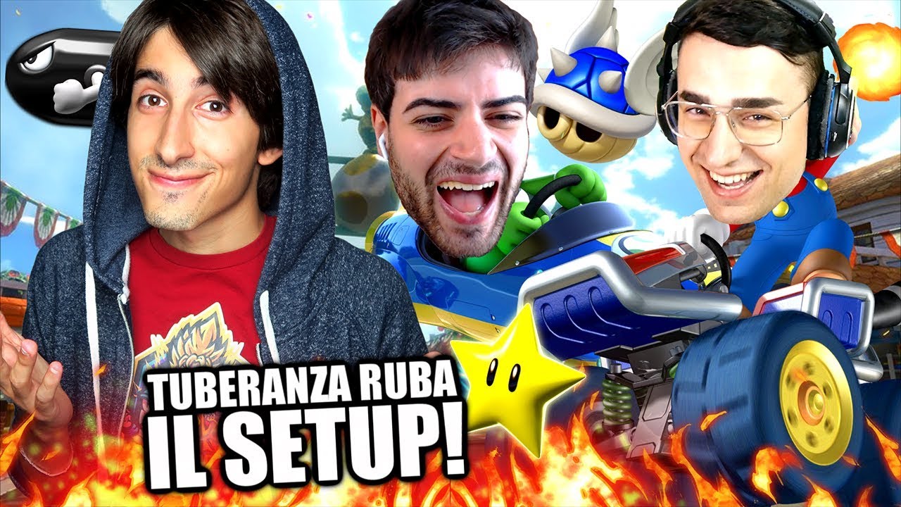 TUBERANZA MI COPIA il SETUP di NASCOSTO! 😂 w/ Blaziken68 - Mario Kart 8 Deluxe Gameplay ITA