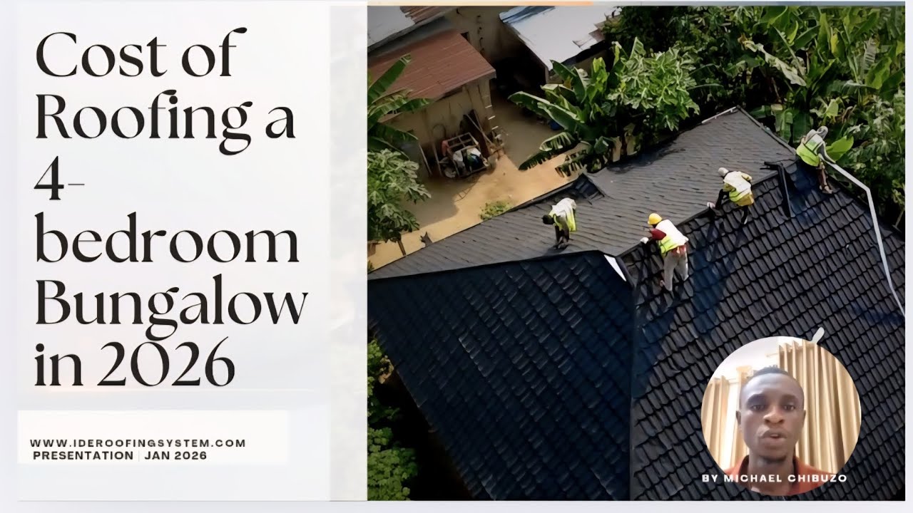 Cost of Roofing a 4 Bedroom Bungalow in Nigeria 2026 | Milano Stone Coated Sheets in Ikorodu, Lagos.