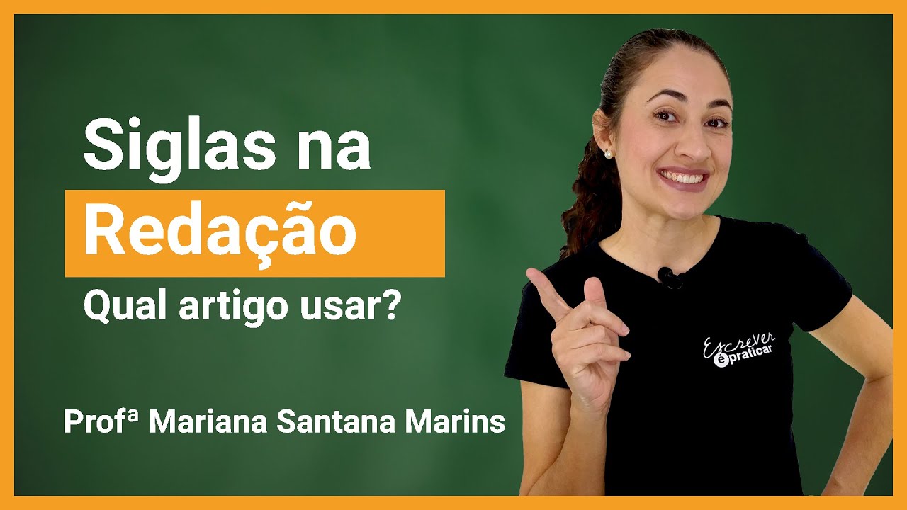 Siglas na redação: qual artigo usar? - Escrever é Praticar