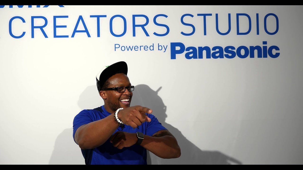 CES 2016 Panasonic 4K LUMIX Creators Studio - Kevin Curry of Fit Men Cook