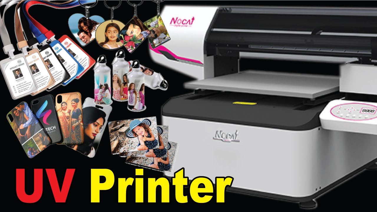 Nocai UV Digital Printer for ID card printing-Pen -TShirt, Mobile Cover , PVC board,Acrylic Printing