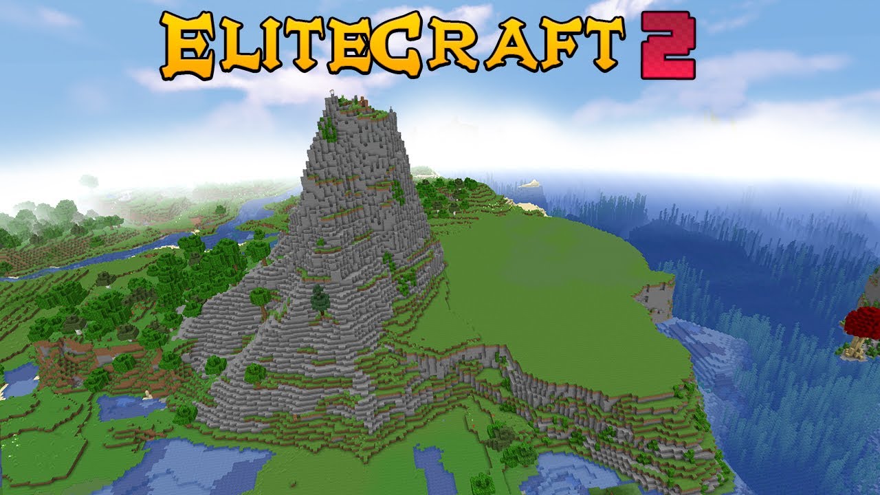 Elitecraft 2 Ep2 - HICE UNA MONTAÑA Y UNA BASE
