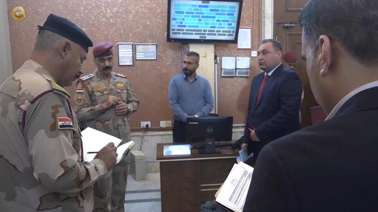 المفتش العسكري العام لوزارة الدفاع يشرف على إجراء التفتيش التعليمي لمديرية النظم والمعلومات