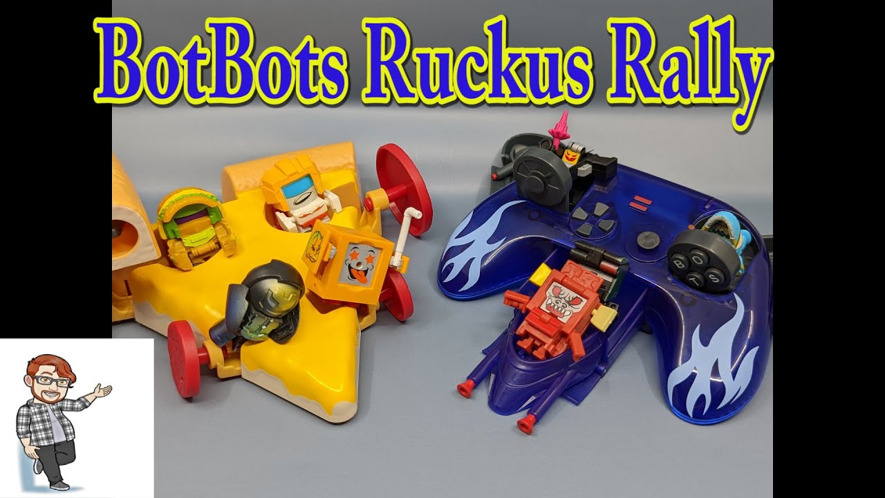 Chuck's Reviews Transformers Bot Bots Ruckus Rally Outta Controller and Racer-Roni