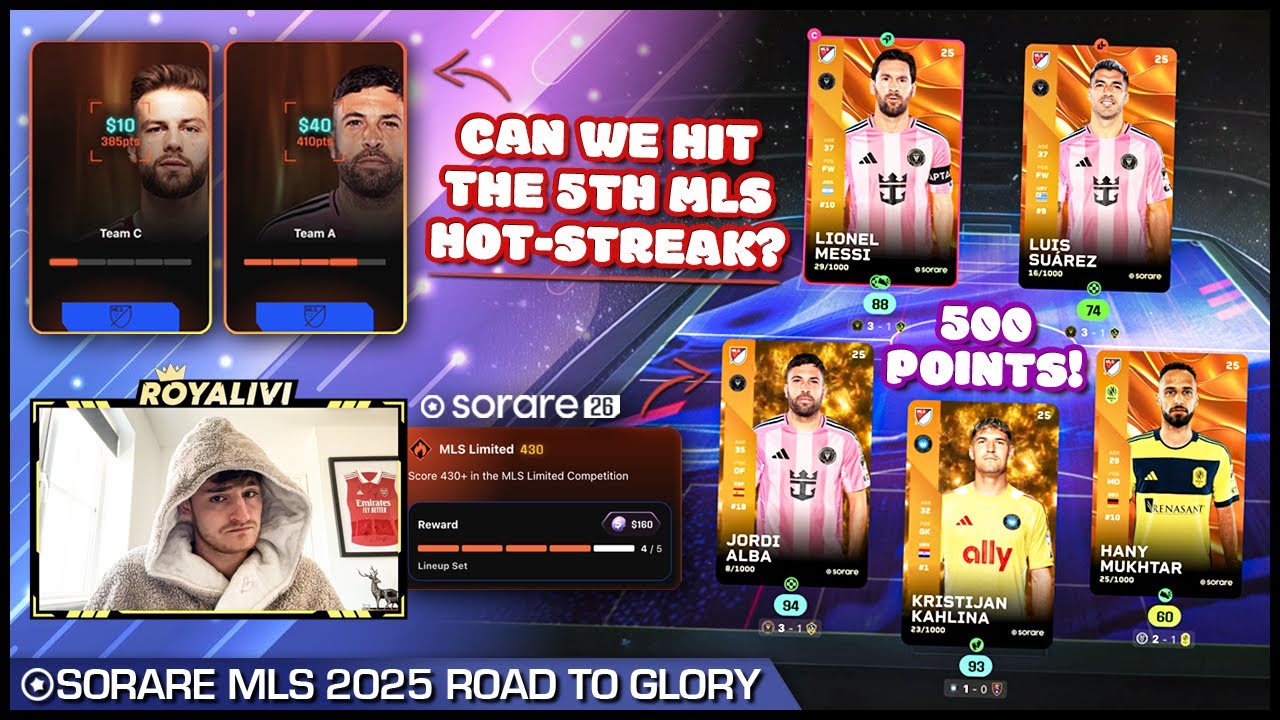MY 500 POINTS SORARE MLS TEAM WON ME ___?