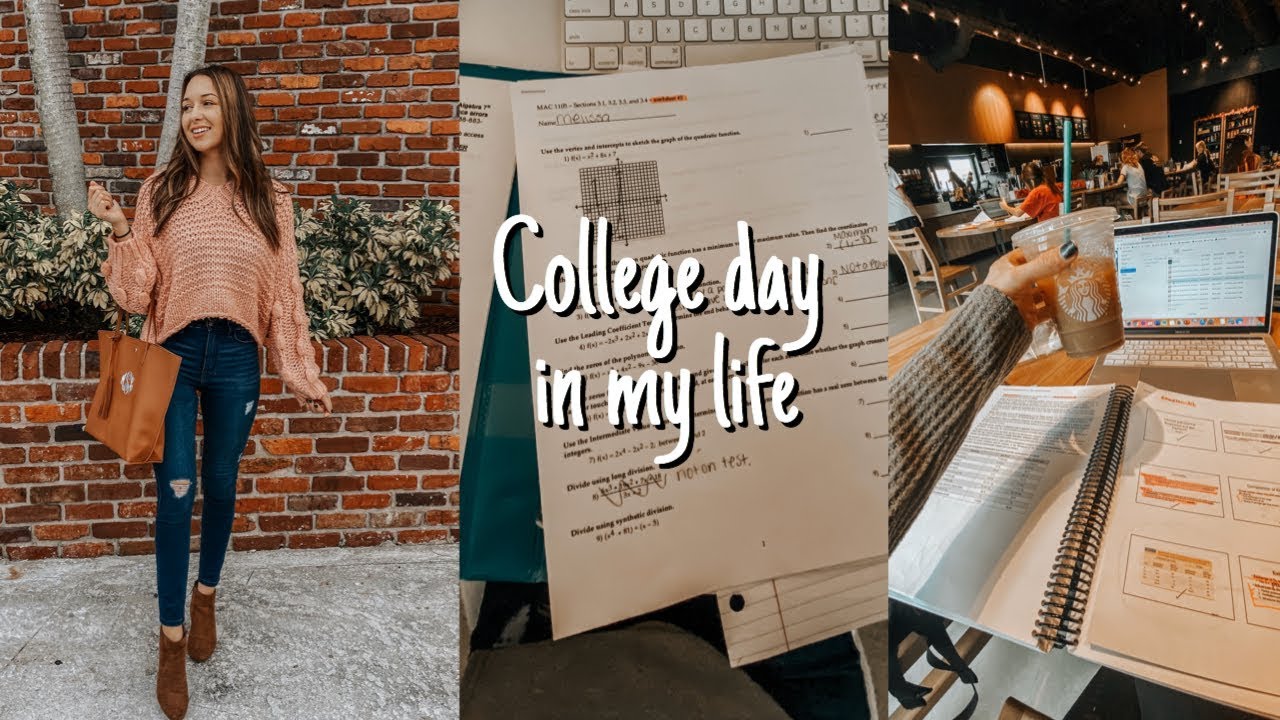 college day in my life: study with me, class, tutoring, etc