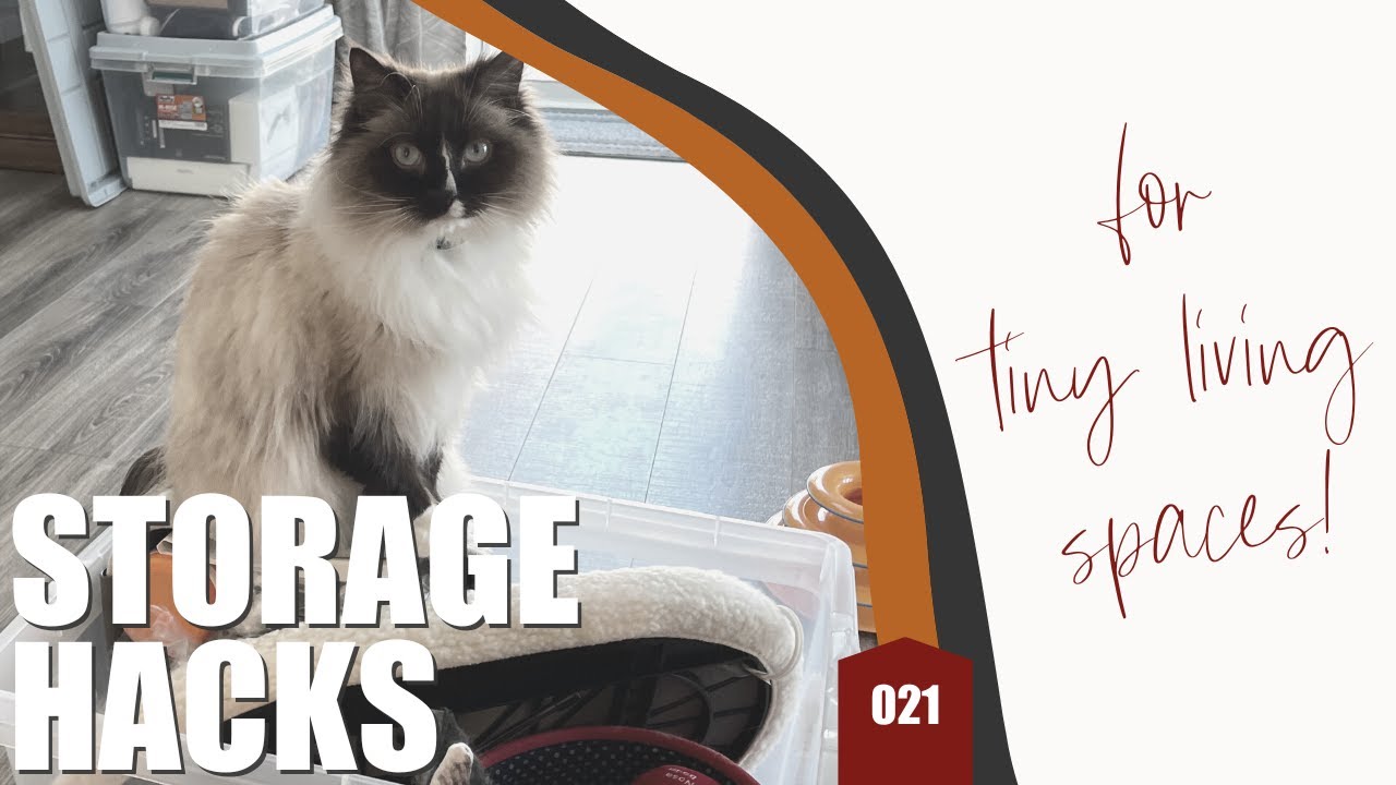 13 Storage Hacks for Tiny Living Spaces... Hack #12 is our favorite!