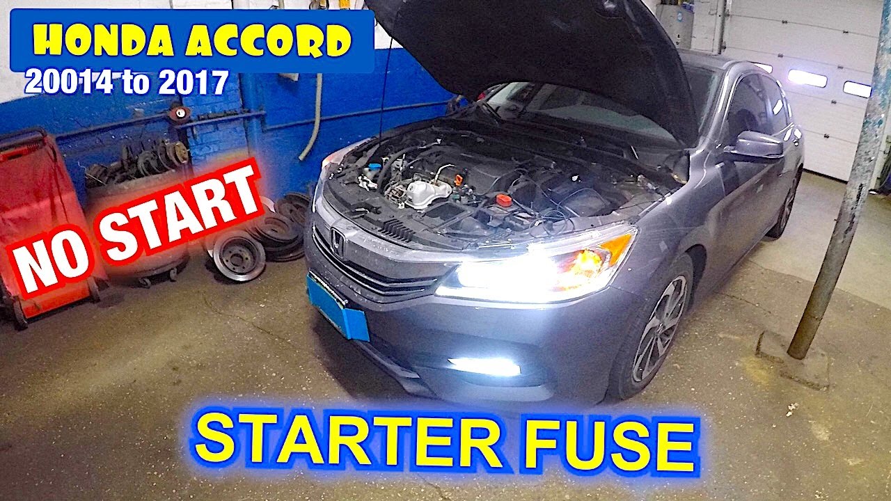 Предохранитель стартера Honda Accord 2013&ndash;2017 гг. 30 А, Honda Accord НЕ ЗАПУСКАЕТСЯ