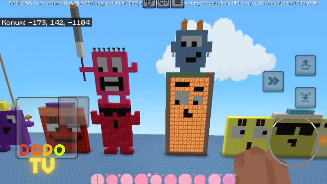 COUNTING BY 63S #minecraft #numberblocks #counting #maths