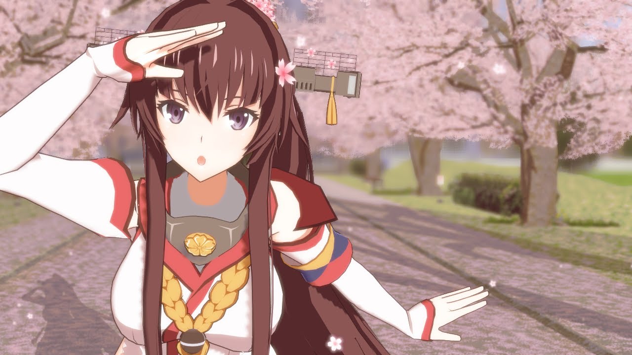 【MMD艦これ】『春に一番近い街 / A Town Nearing Spring』 by  大和【1080p】