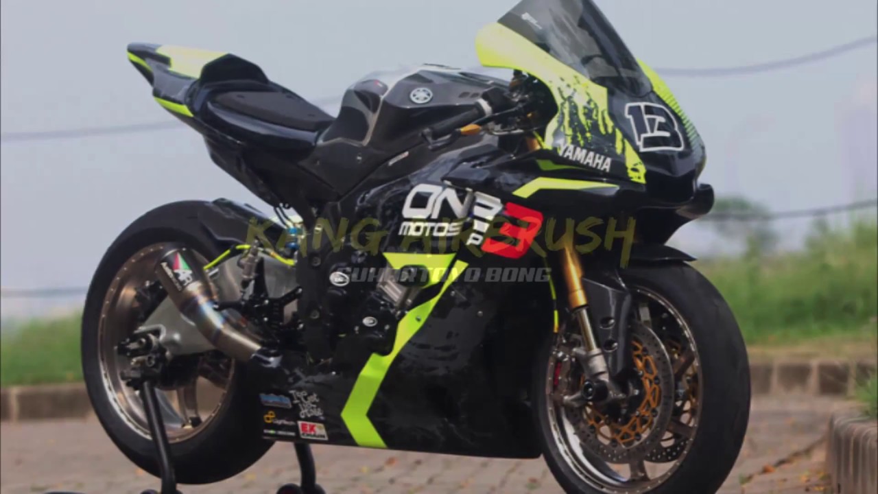 ONE3 MOTOSHOP Yamaha YZF R1M by Simon Designs x Airbrush by Suhartoyo Bong / Kang Airbrush