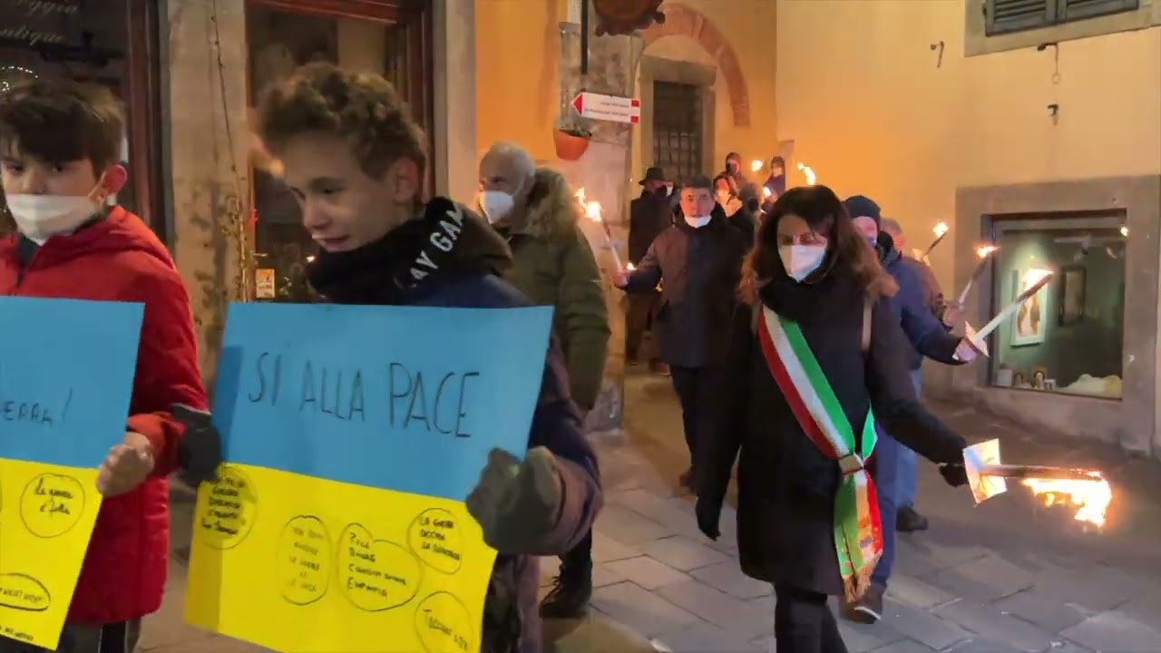 THE WAR IN UKRAINE   A SILENT WALK IN BARGA