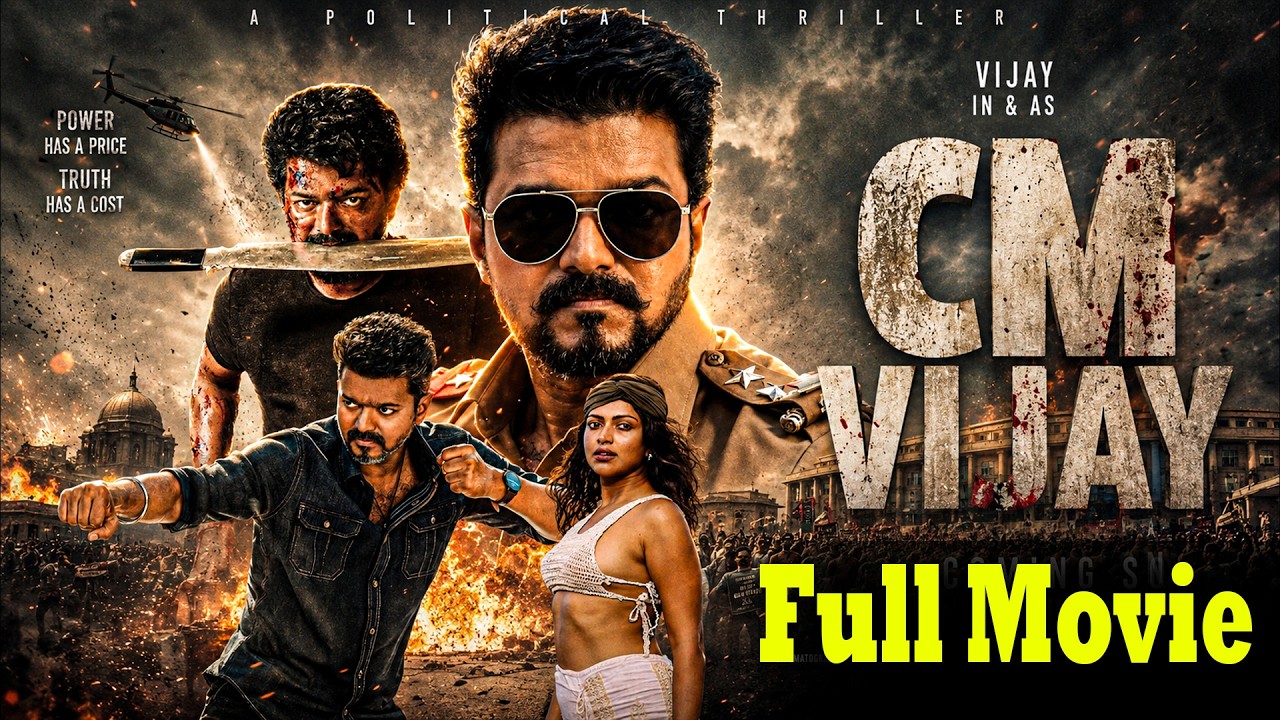 CM Vijay Thalapathy Super Hit Political Thriller Movie | Tamil Nadu Cm Vijay Thalapthy Movies