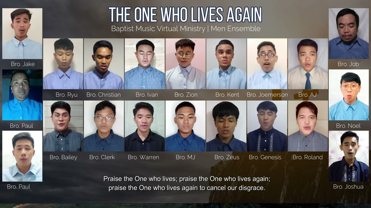 The One Who Lives Again | Baptist Music Virtual Ministry | Men Ensemble
