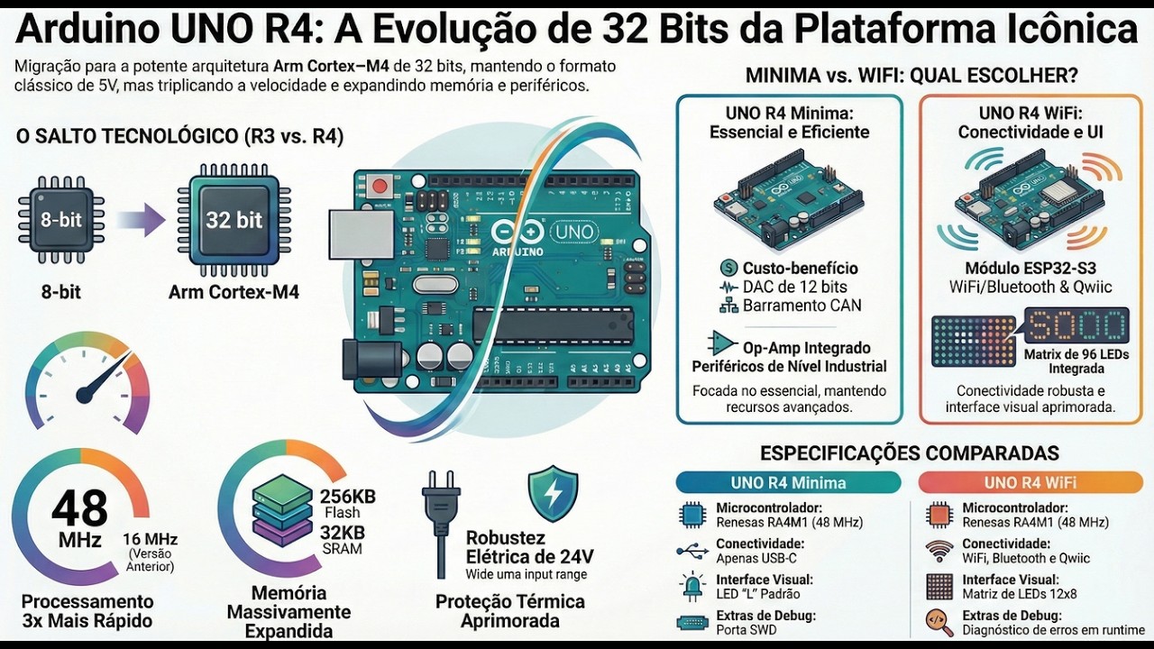 Arduino UNO R4 | A Próxima Geração