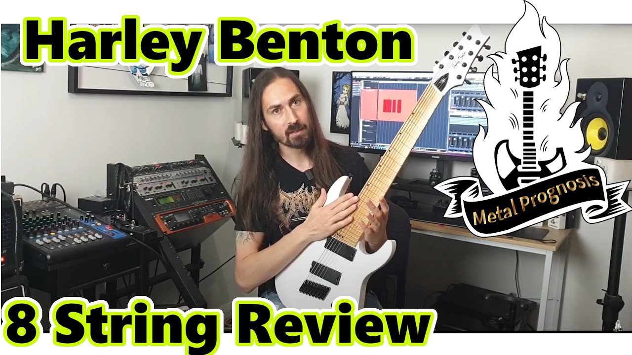 Обзор 8-струнной гитары Harley Benton R-458MN WH Fanfret!