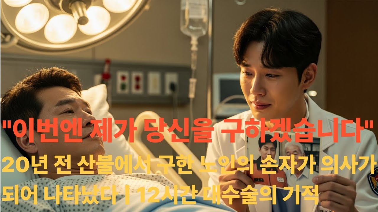 20년 전 산불에서 구한 노인의 손자가 의사가 되어 나타났다 | 12시간 대수술의 기적 [실화]