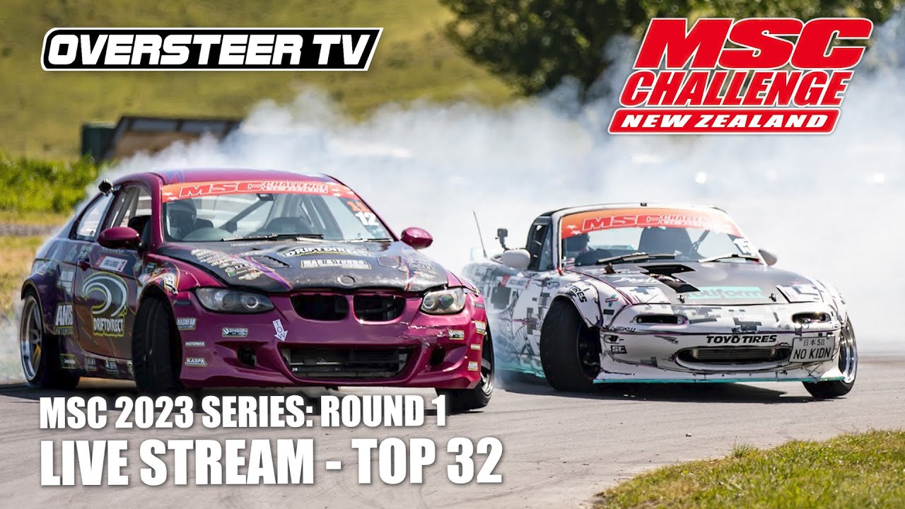 MSC Challenge NZ: Round 1 - Top 32 Battle Competition (Live Stream) Meremere Drift Park