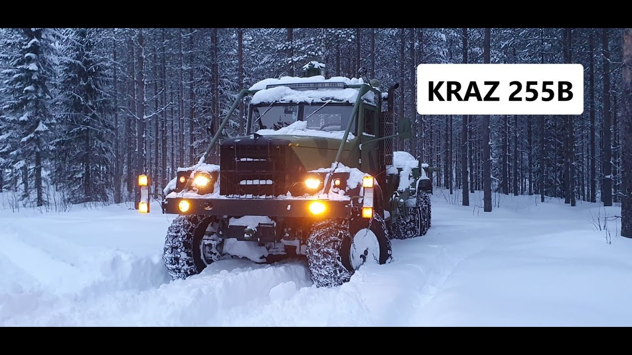 Kraz 255b talviajelu kooste