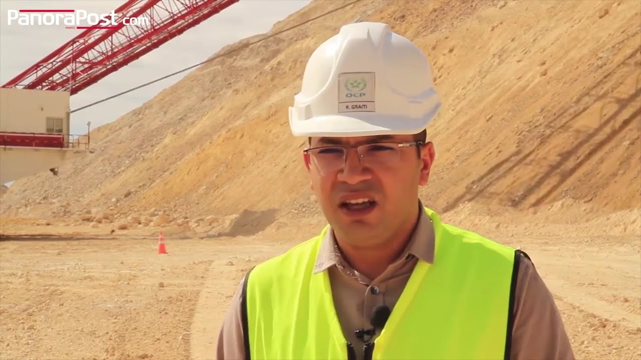 Un ingénieur de l'OCP explique l'extraction du phosphate