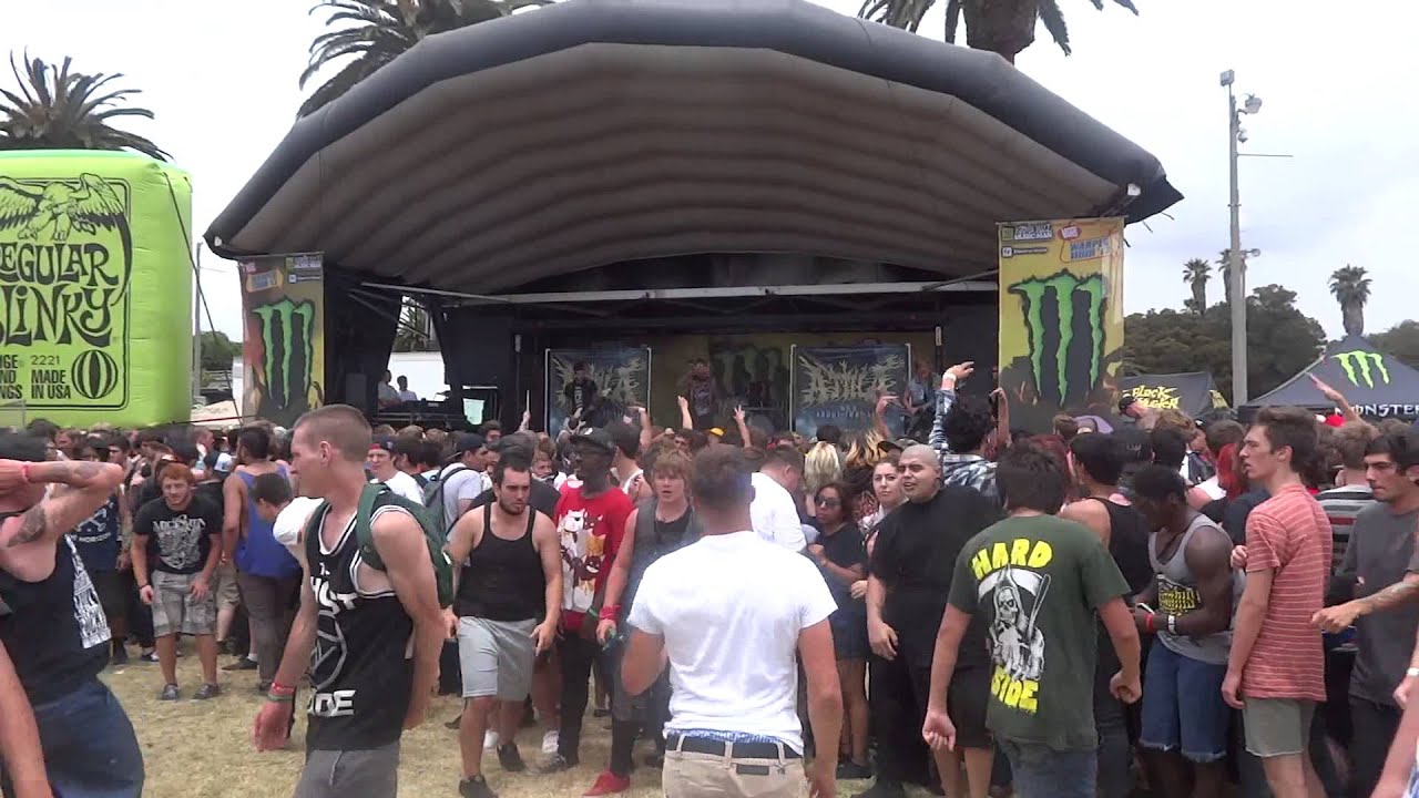 Attila - About That Life Live @ Warped Tour 2013 Ventura