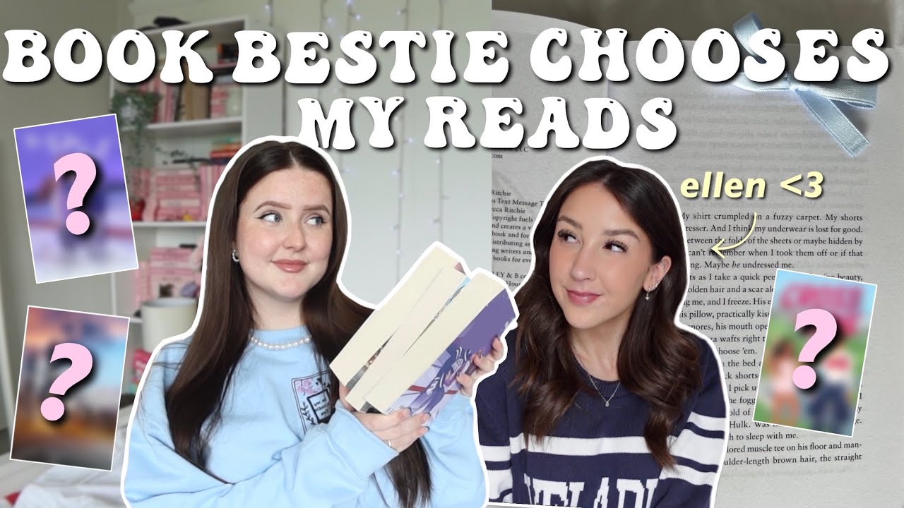 Моя лучшая подруга выбирает книги, которые я читаю (видеоблог о чтении) 📖🎀