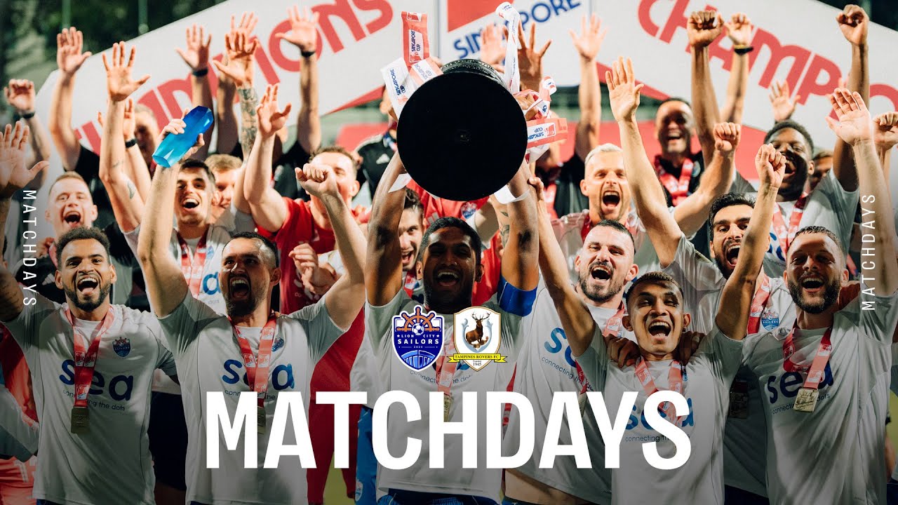 Three-peat #SGCup Champions! | MATCHDAYS: Lion City Sailors 2-0 BG Tampines Rovers