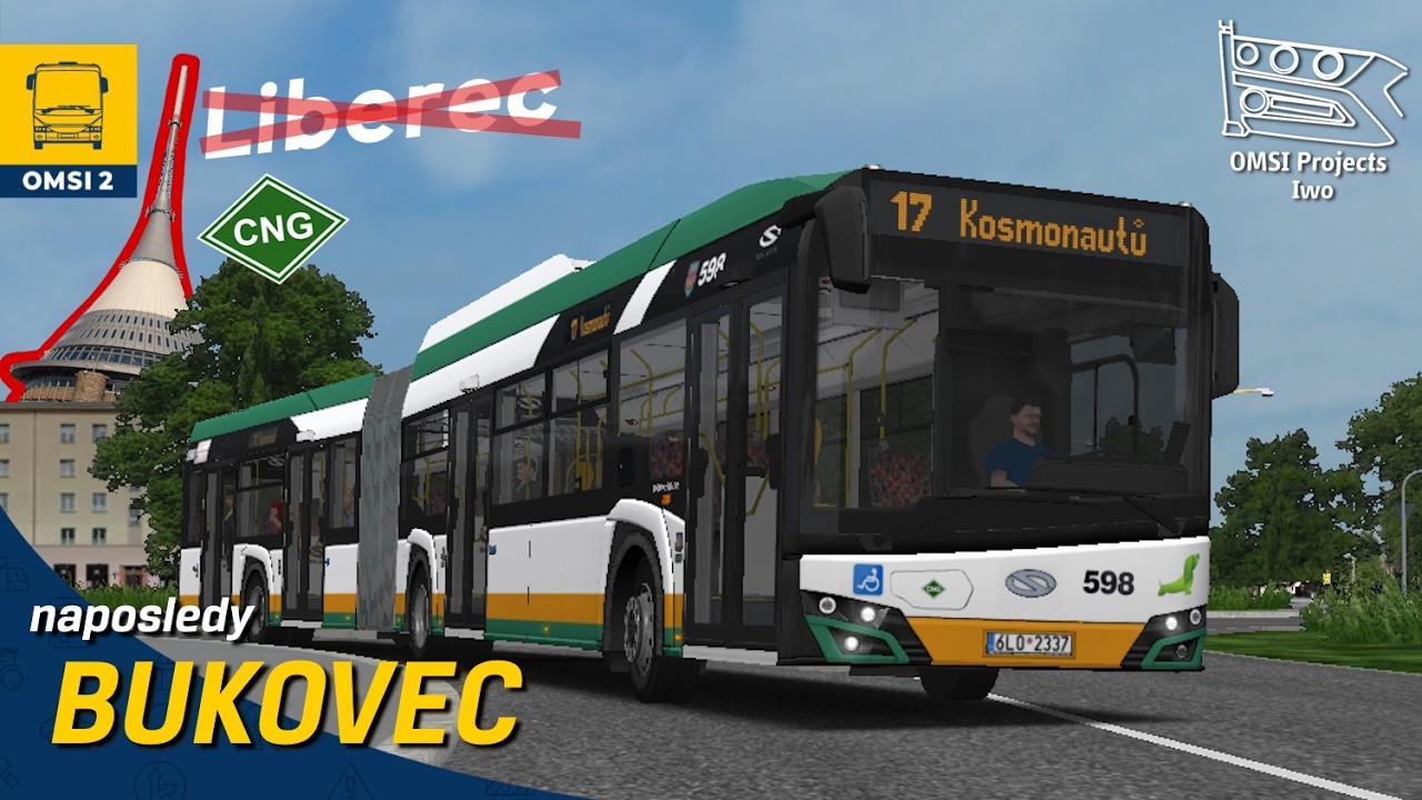 OMSI 2 #177 - Poslední video z Bukovce? CNG Solaris z Liberce na lince 17!