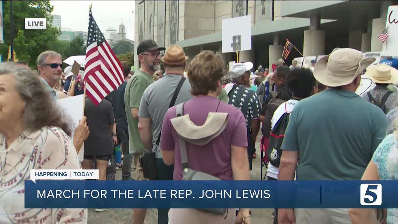 Nashville honors Rep. John Lewis with annual march celebrating his 