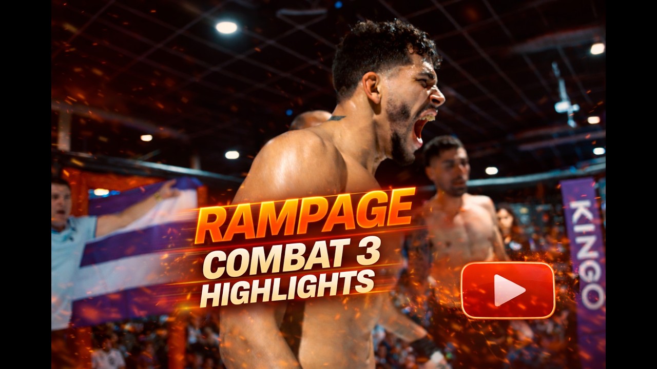 Champion David Matos highlight reel from his fight at Rampage Combat 3