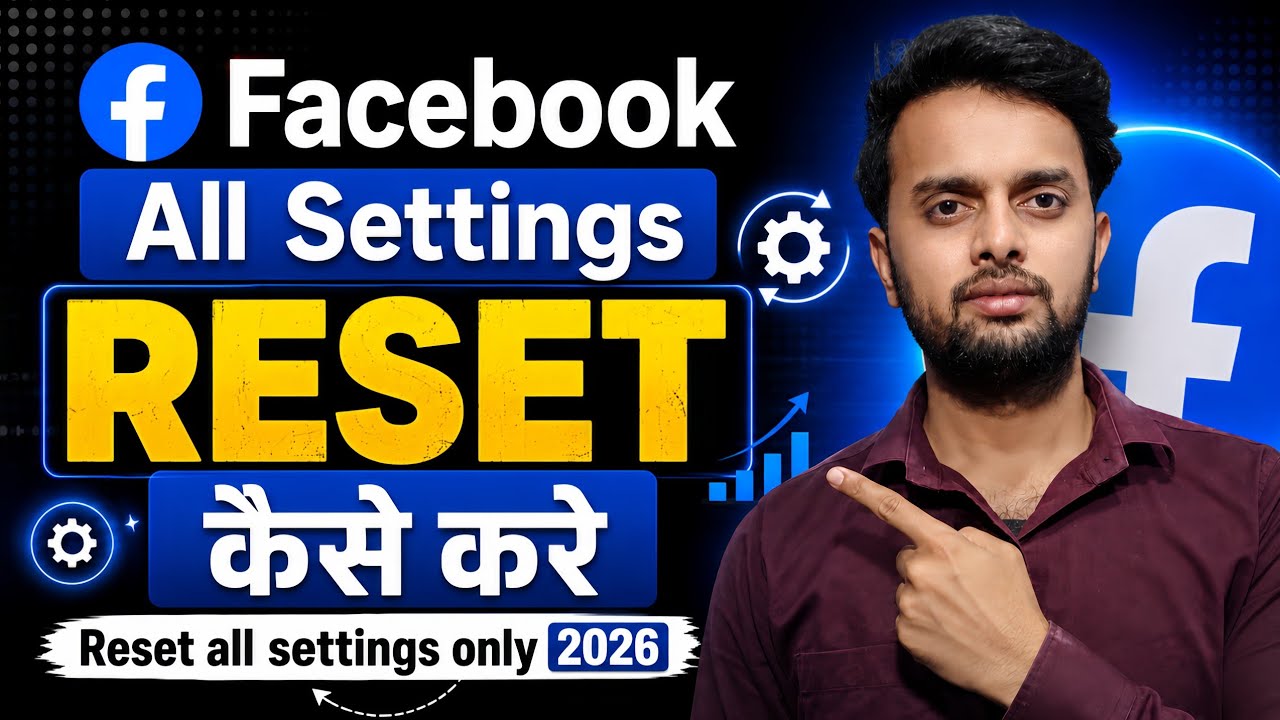 Facebook All Settings Reset कैसे करे ? 2026 New methods | facebook reset kaise kare