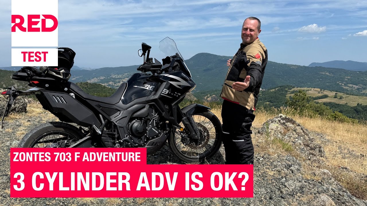 Zontes 703 F Adventure - test ride - riding the first 3-cylinder Adventure bike for less than €9,000