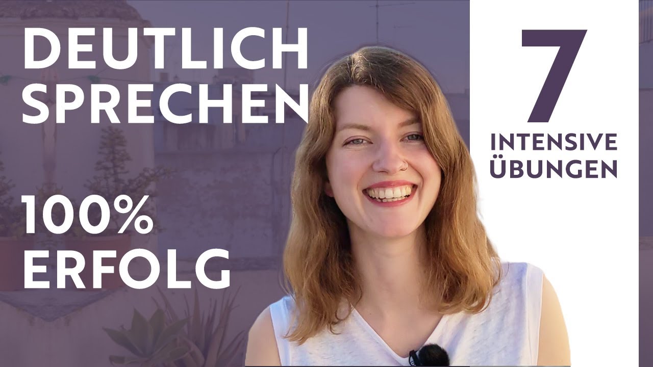 deutlich Sprechen | richtige gute Aussprache | 7 Übungen | Lippen -Zunge -Kiefer für jede und jeden