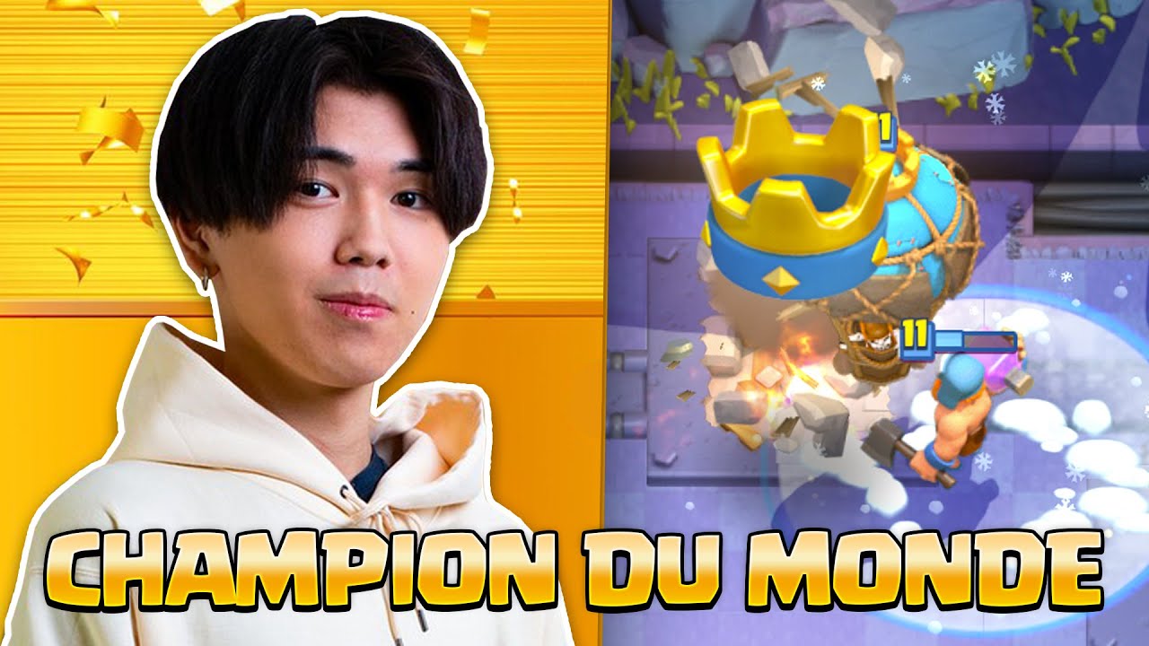 Le deck BALLON GEL du CHAMPION DU MONDE de Clash Royale !!