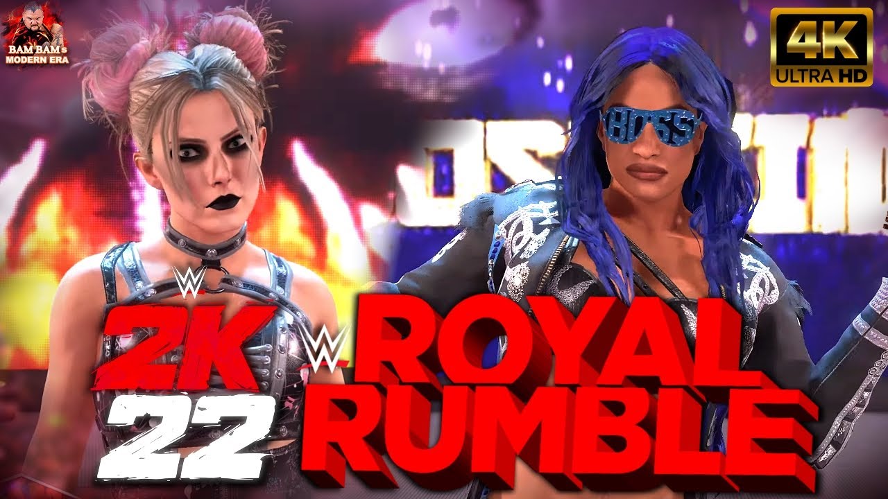 WWE 2K22 - WOMEN'S ROYAL RUMBLE [unedited 4K PS5 Release GAMEPLAY]