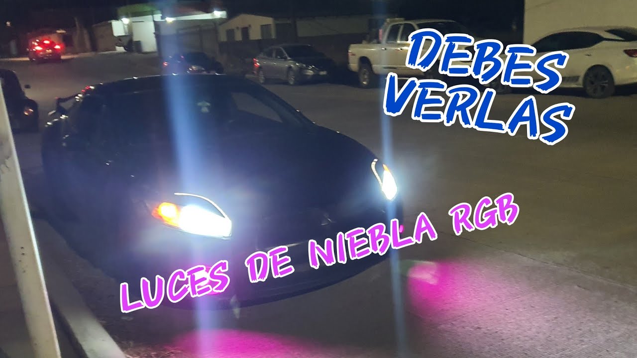 Faros de Niebla RGB para mí MITSUBISHI ECLIPSE GT 4g 2007 //Reimon RM