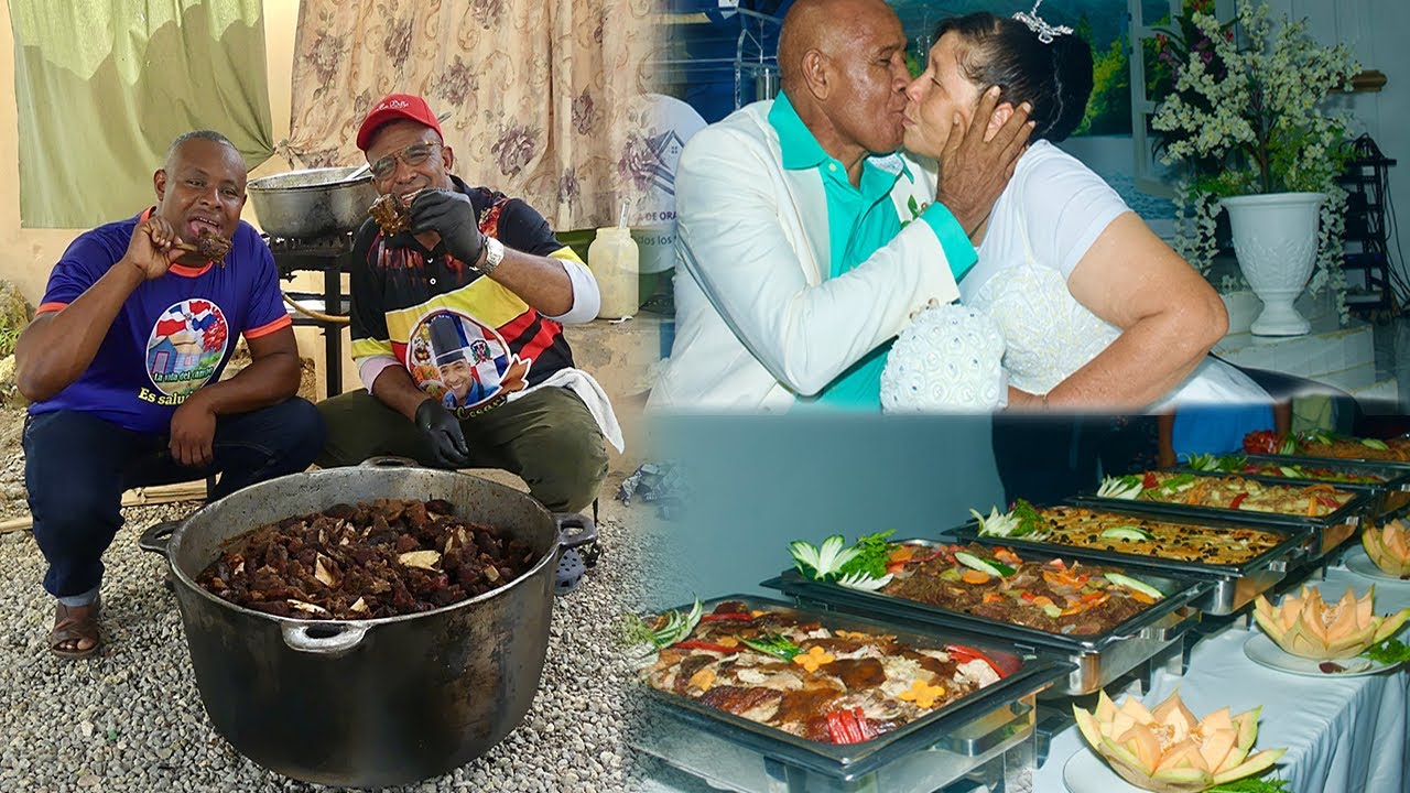 El Buffet de Boda en el Campo Más Elegante y Organizado | Comida Dominicana