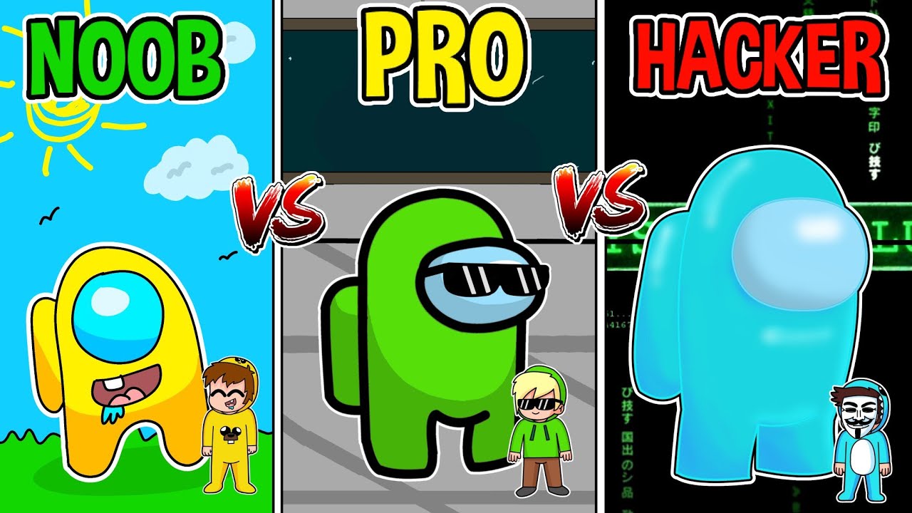 BEBE MILO JUEGA: AMONG US NOOB vs PRO vs HACKER en MINECRAFT 💥 CONSTRUCCIONES INCREIBLES