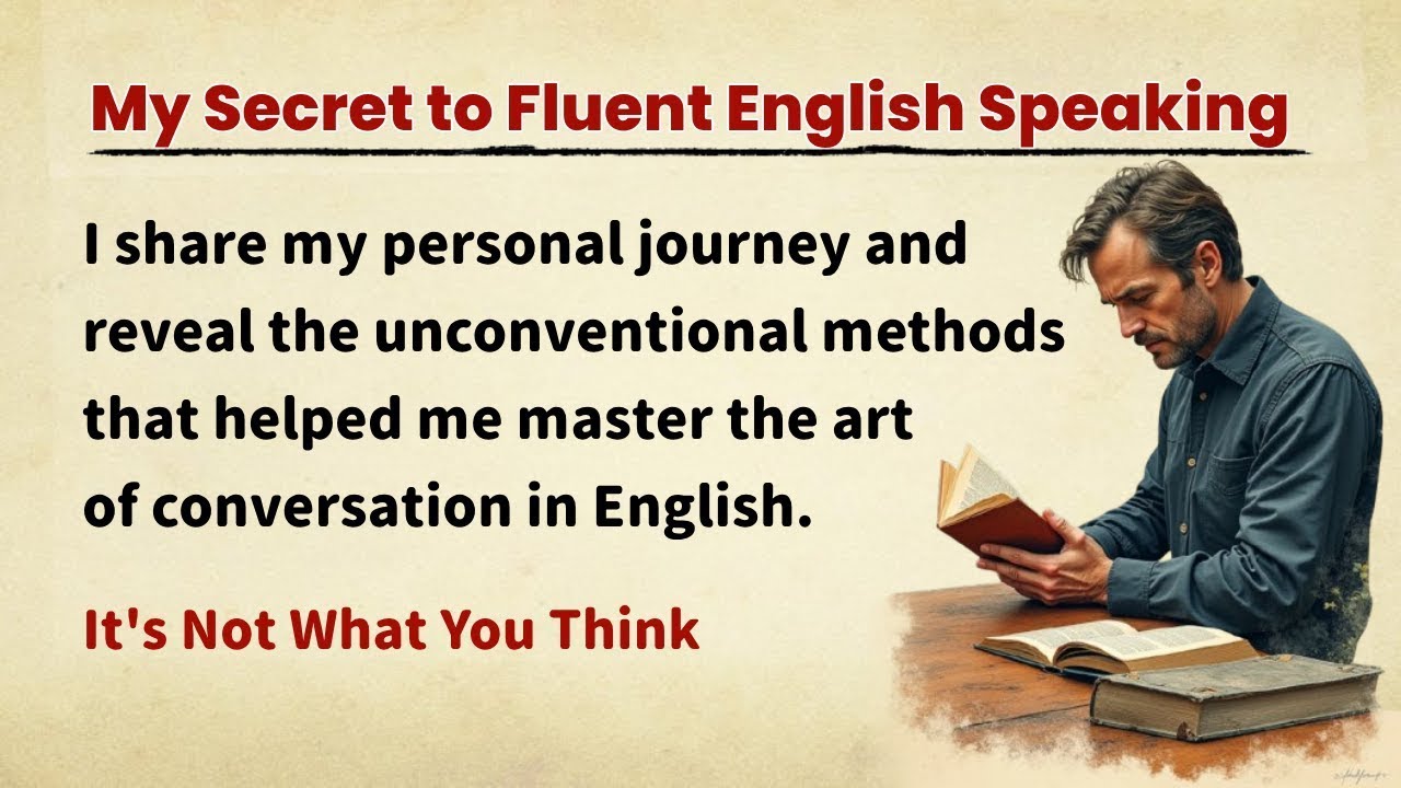 My Secret to Fluent English Speaking (It's Not What You Think) | Learn English FAST with Stories