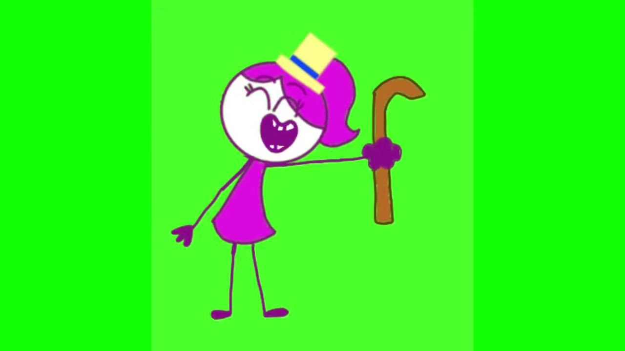 Pencilmation - Pencilmiss is a ticket seller x4 green screen