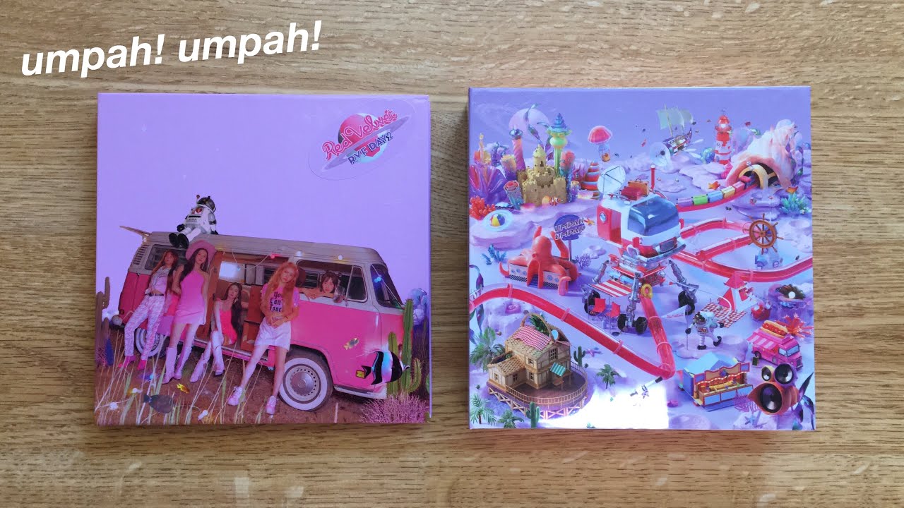 chill unboxing of red velvet reve festival day 2 albums